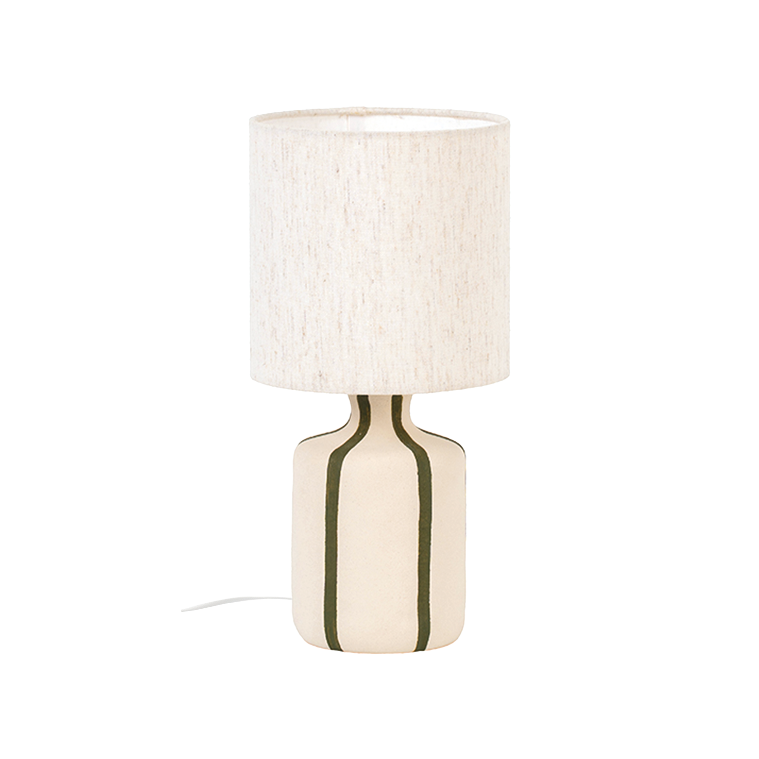 Lamp Camille khaki D15 H32cm