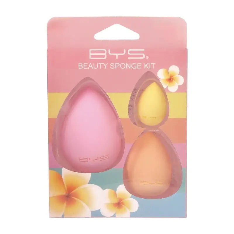 BYS Collection d'éponges Ambiance Vacances 3 pièces