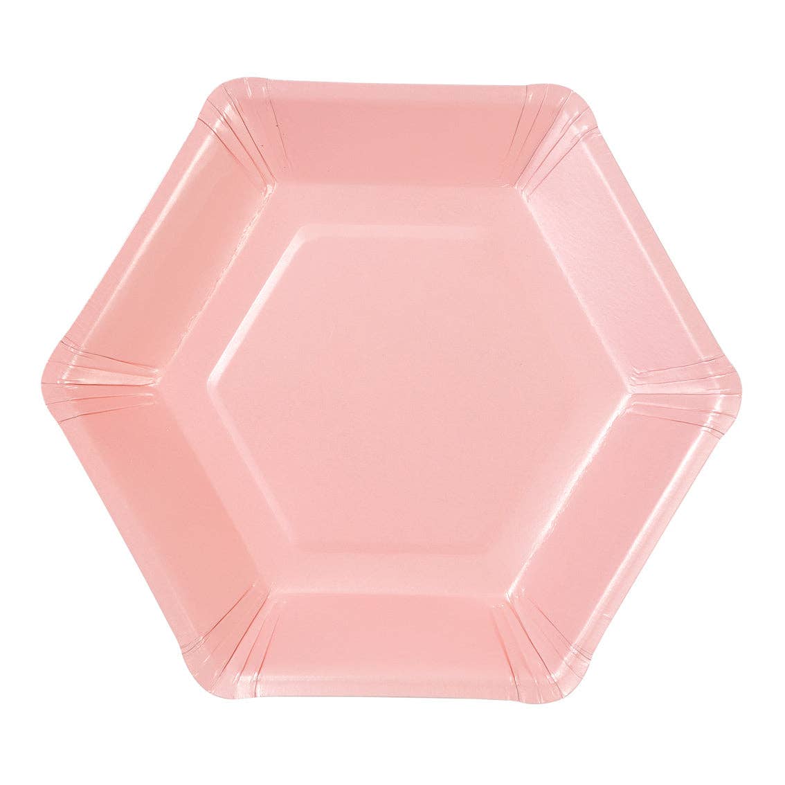 Petites assiettes à pastel hexagonales | Paquet de 12 |