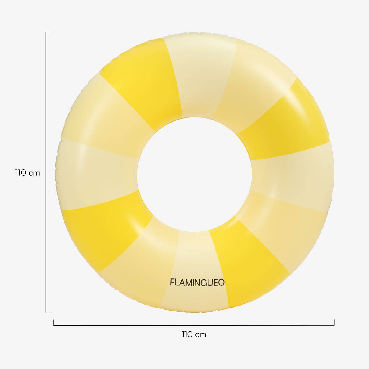 Bouée donut jaune pour piscine