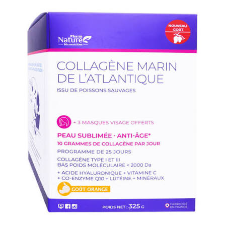 Kersiens Collagène Marin Peau Sublimée Anti-Âge Orange 60 Gélules