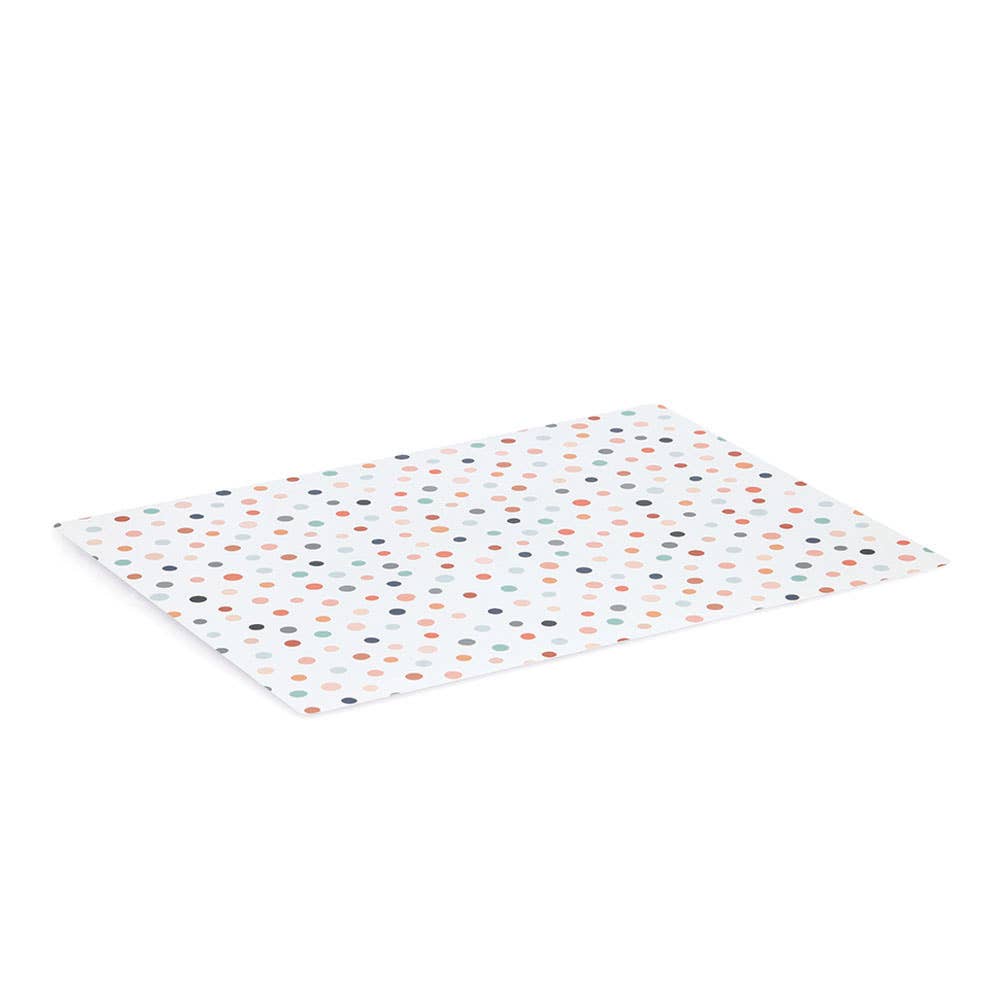 Sous-main de bureau/de bricolage "Dots", plastique: Coloré / Environ 60 x 45 cm