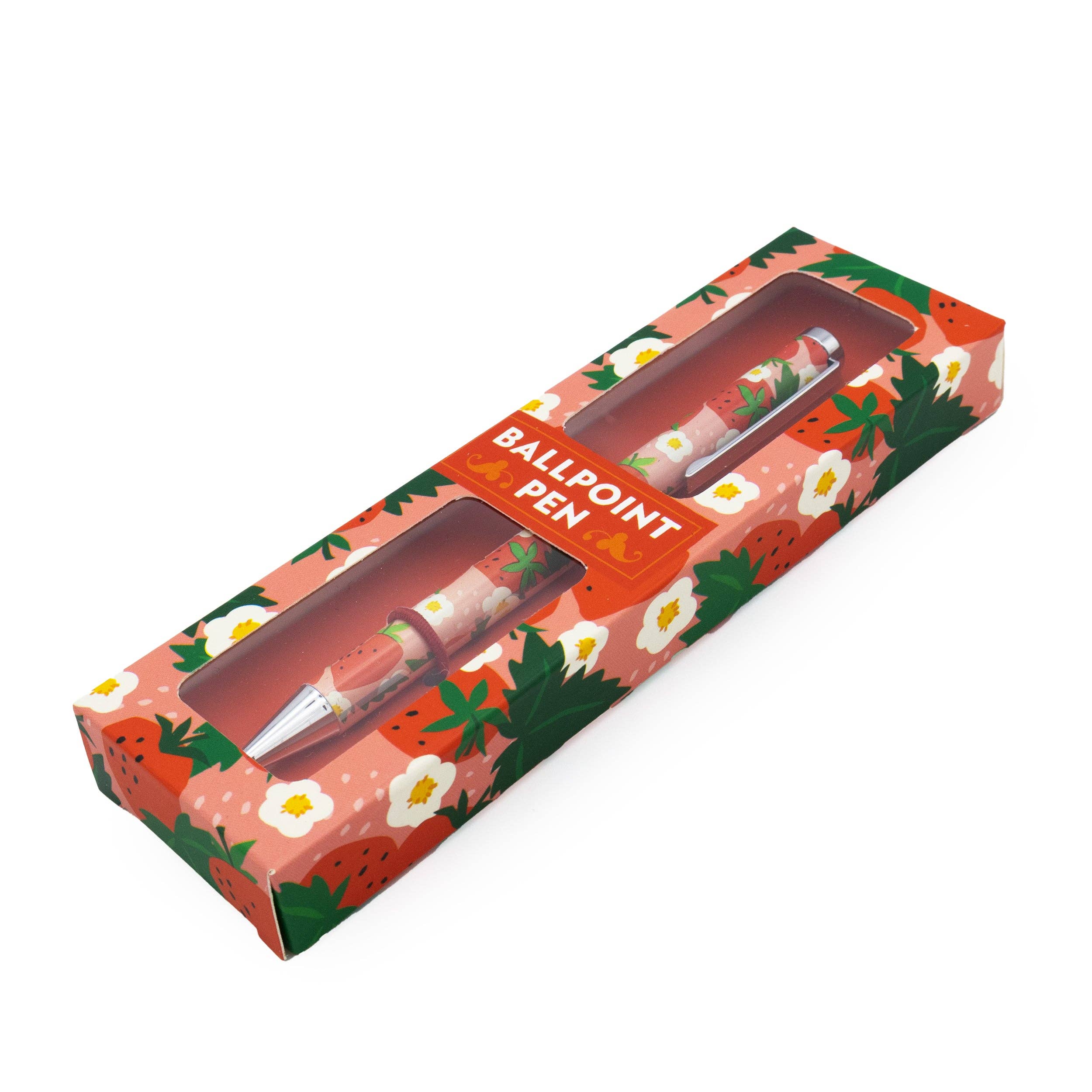 Stylo à bille Fraises dans une boîte cadeau