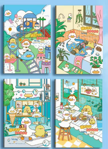Carnet A5 à Couverture Rigide Motif Dessin Animé