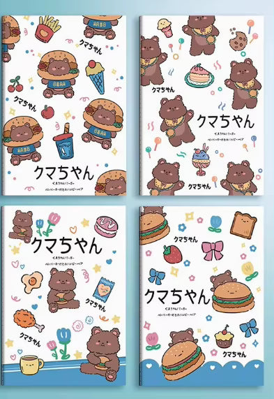 Carnet A5 à Couverture Rigide Motif Dessin Animé