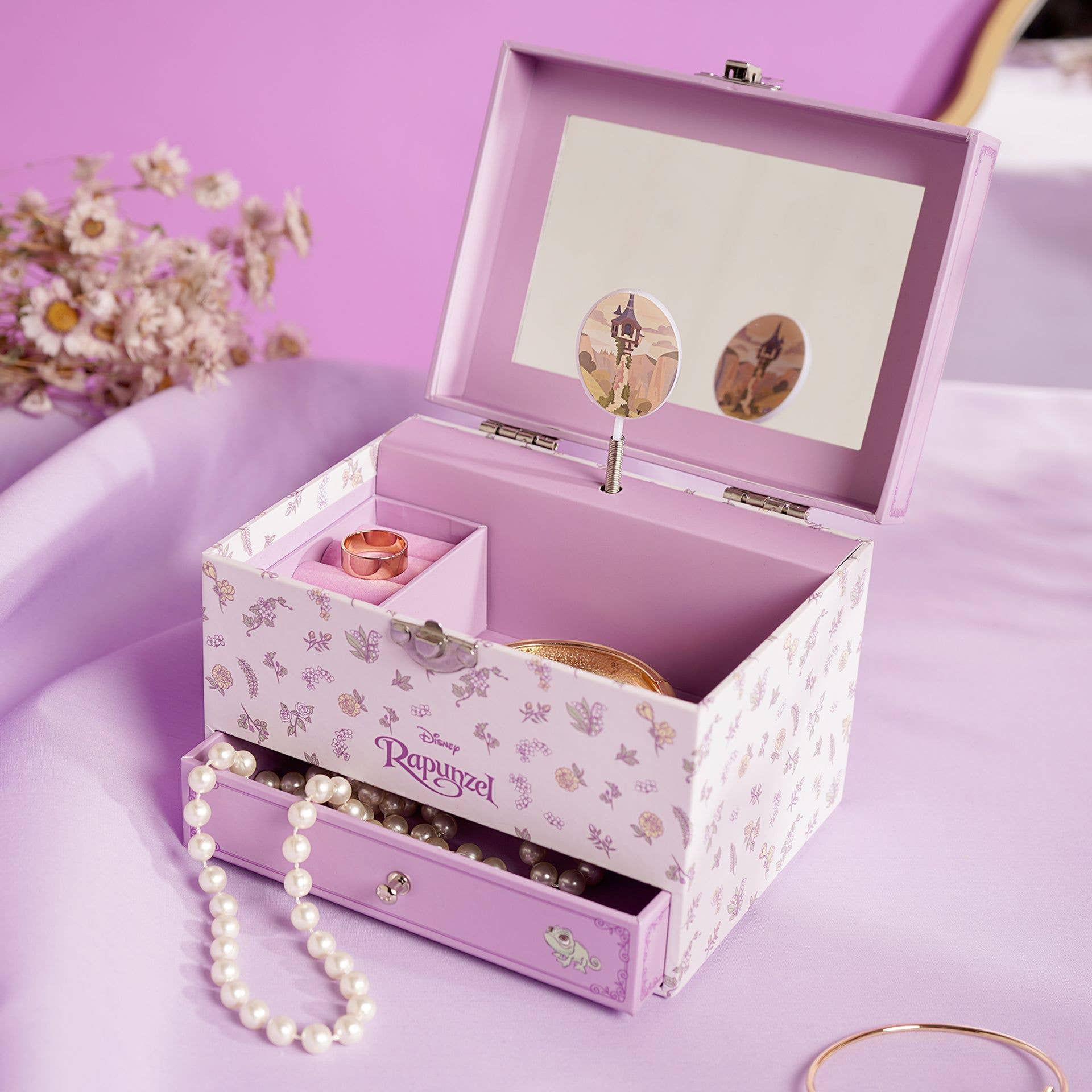 Boîte à bijoux musicale Disney Pastel Princess - Raiponce