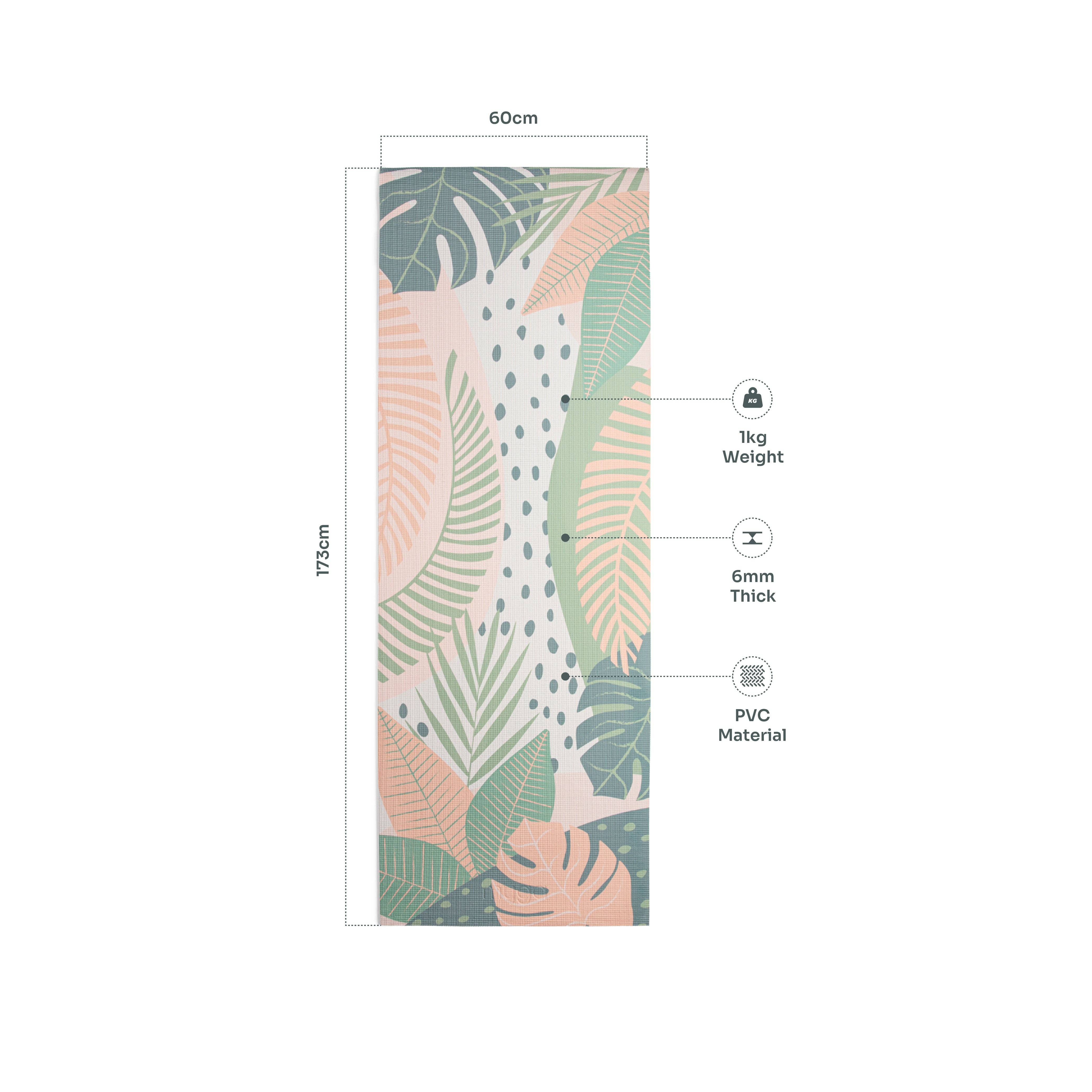 Tapis de yoga imprimés – disponibles en 8 designs magnifiques: Groovy