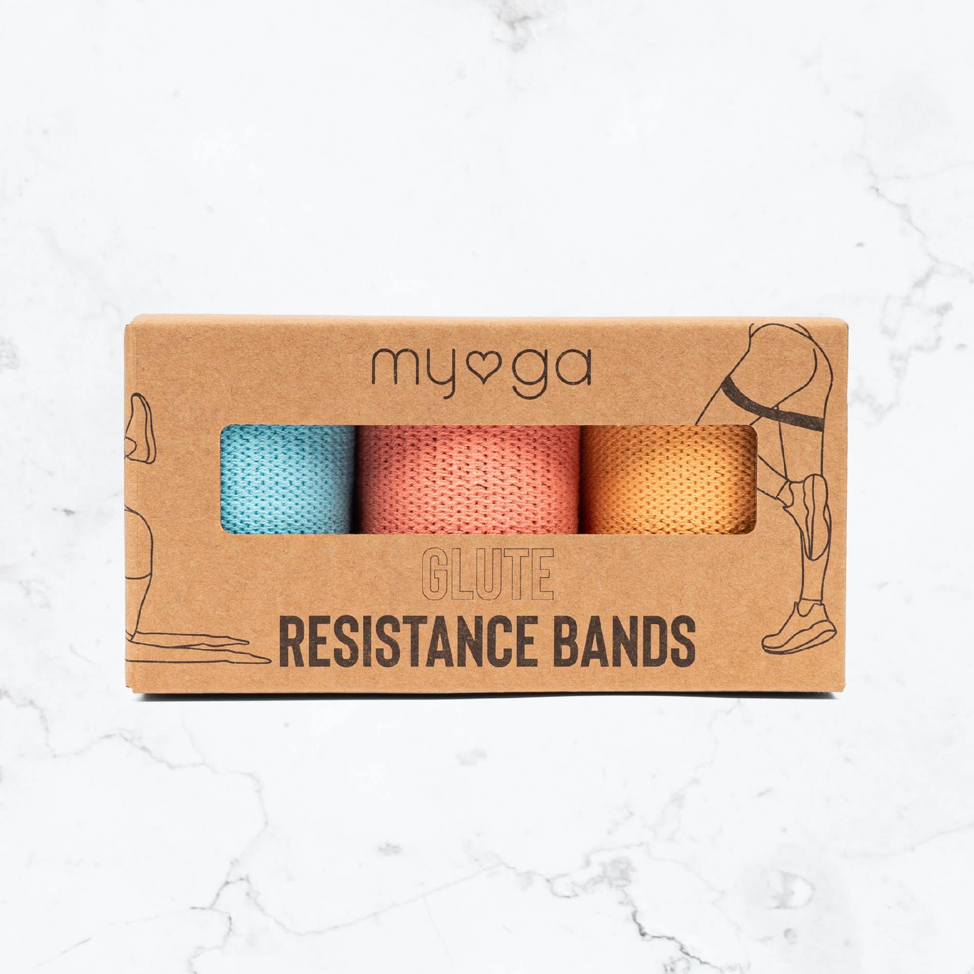 Bandes de résistance pour fessiers Myga