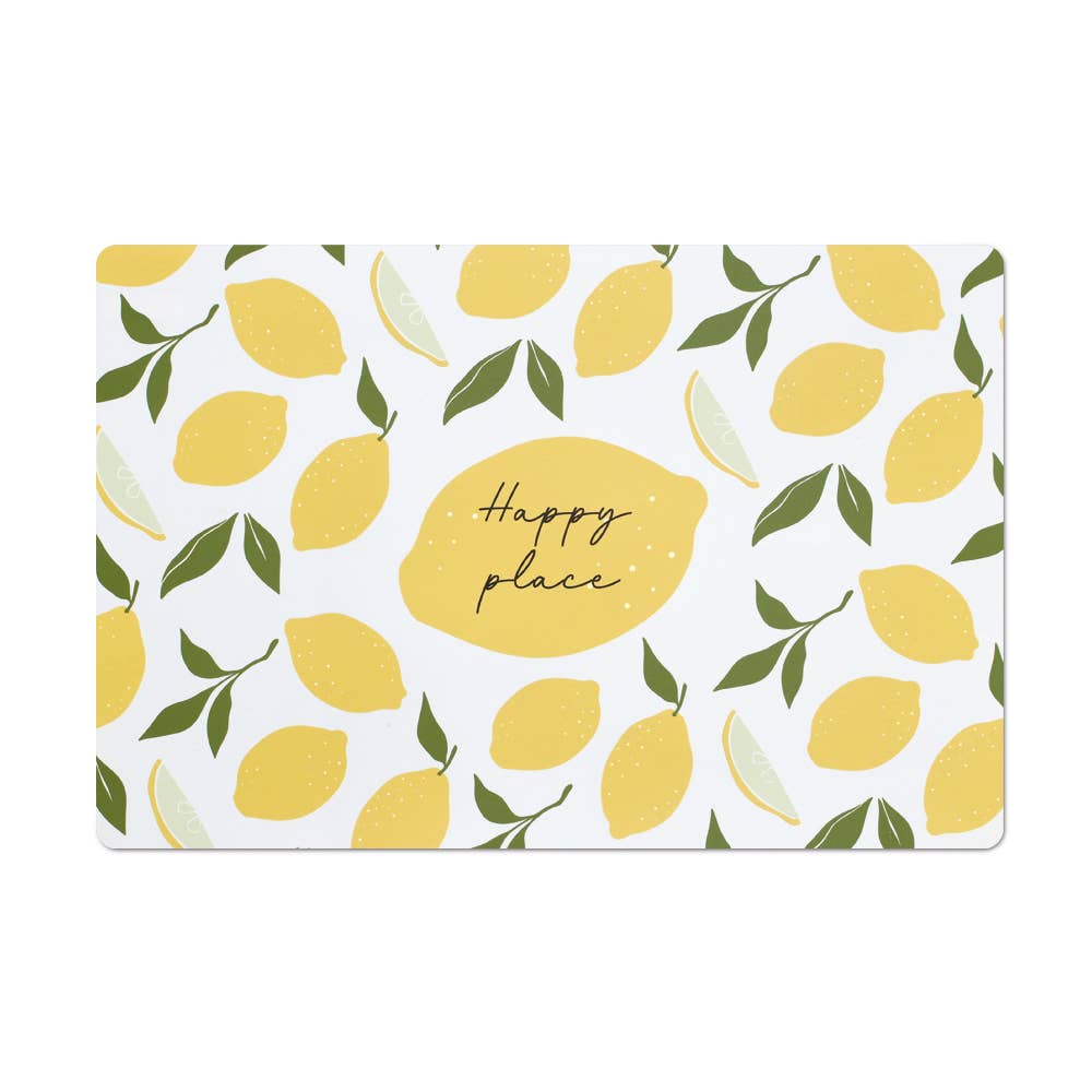 Set de table "Citrons", plastique: Coloré / Environ 45 x 30 cm