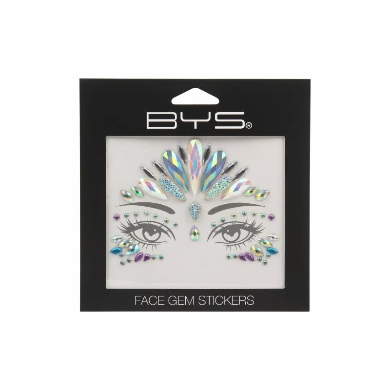 BYS Bijoux de Visage sur Autocollants Reine des Glaces