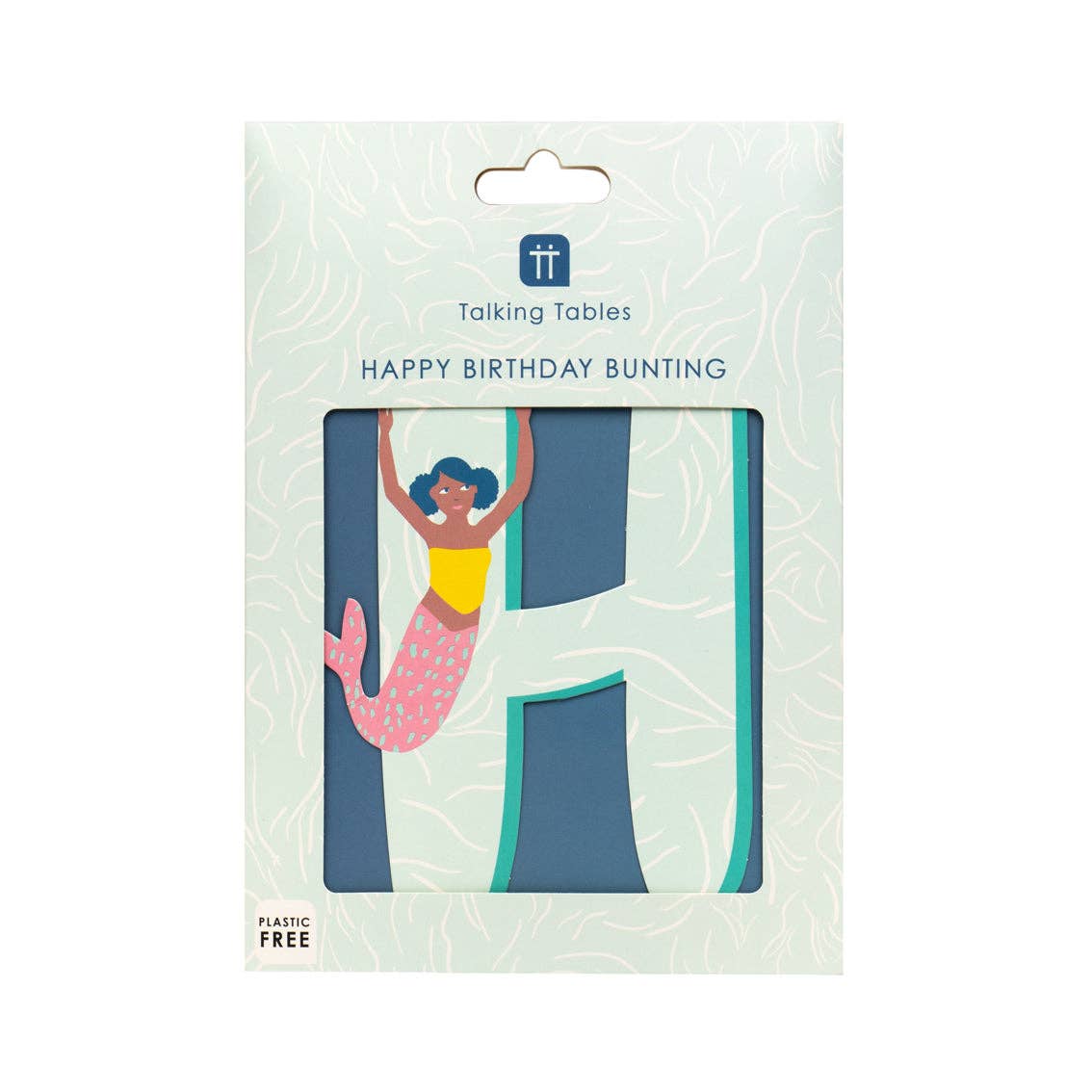 Guirlande de joyeux anniversaire en forme de sirène | 3 m |