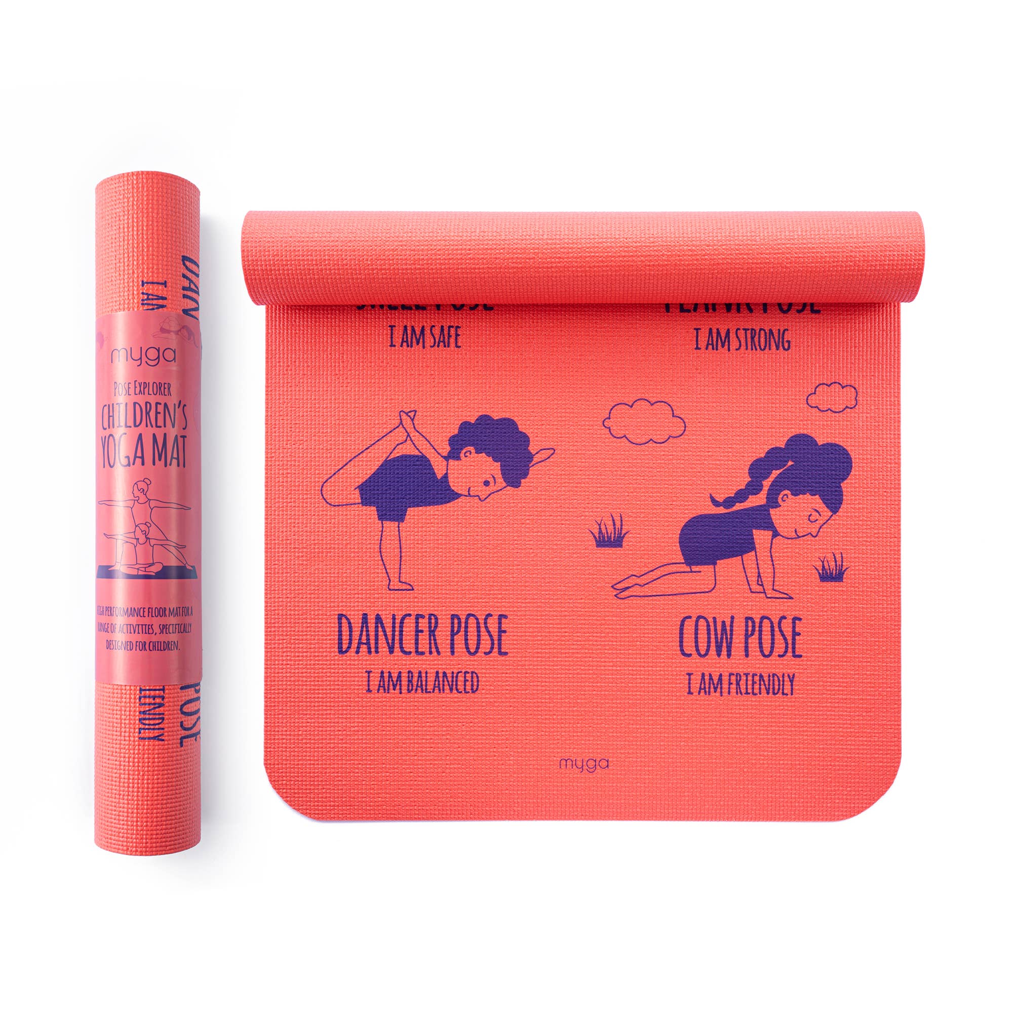 Tapis de yoga Pose Explorer pour enfants