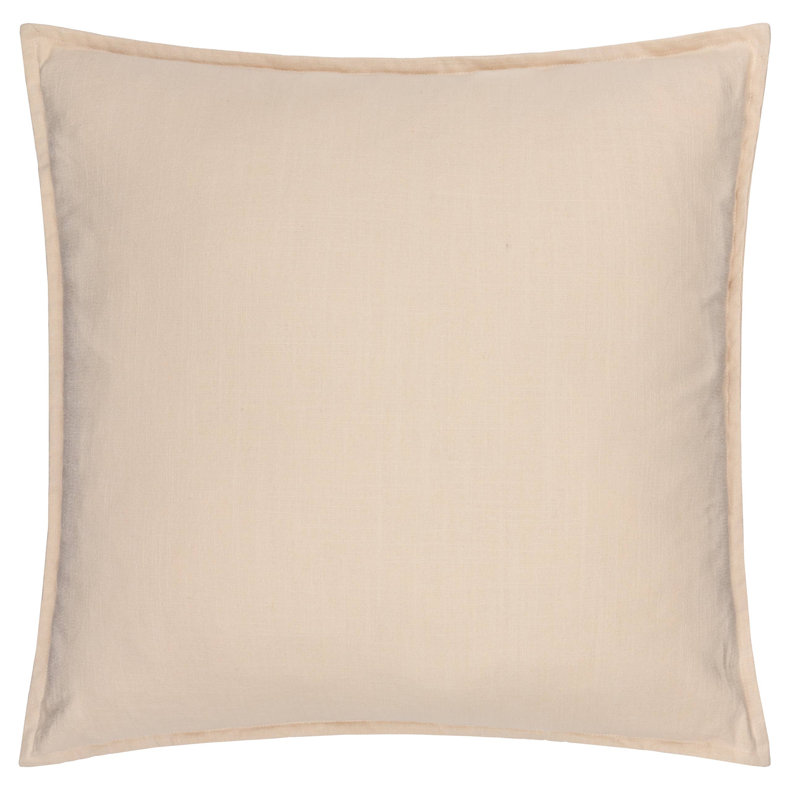 Coussin en lin de coton flammé: Lin / Garni en polyester / 50 x 50 cm