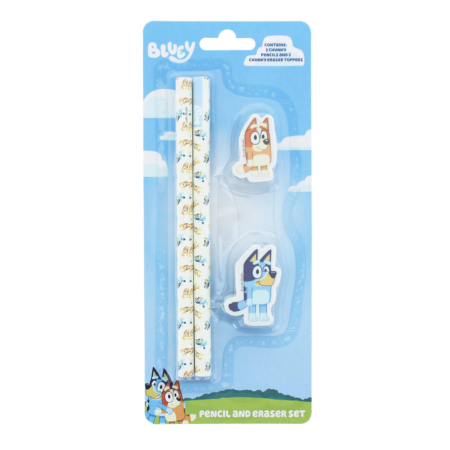 Bluey - Set de papeterie 4 pièces