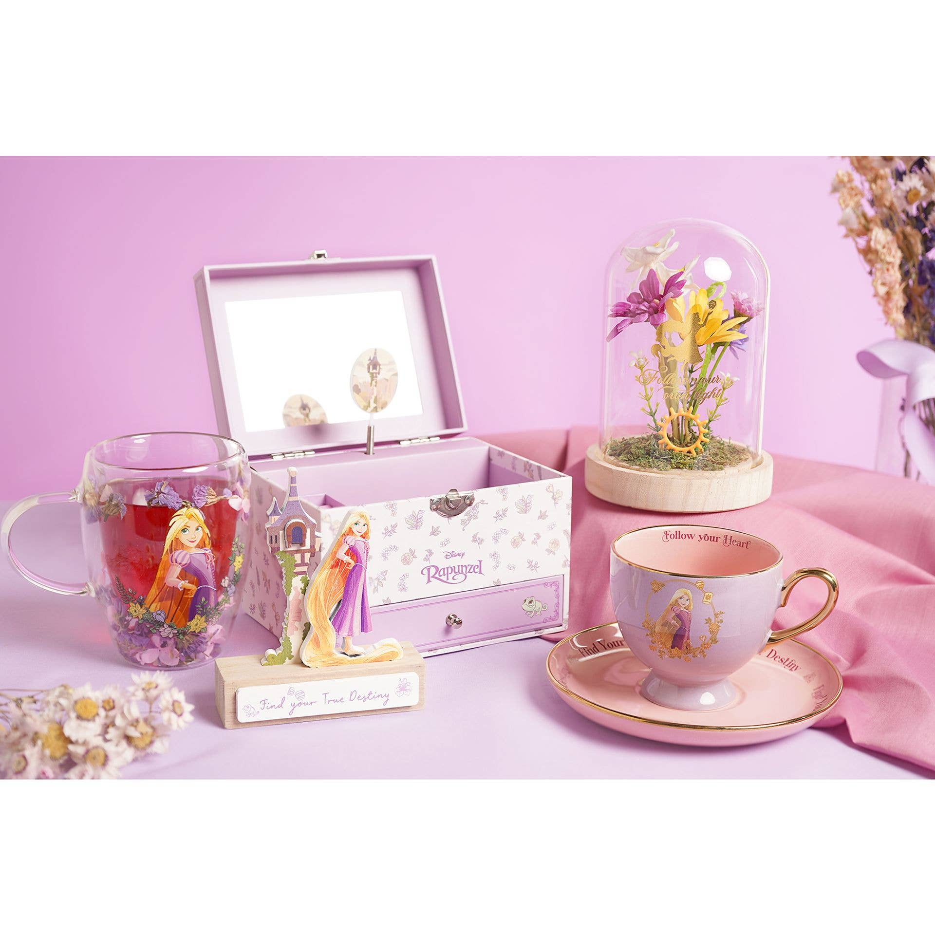 Boîte à bijoux musicale Disney Pastel Princess - Raiponce