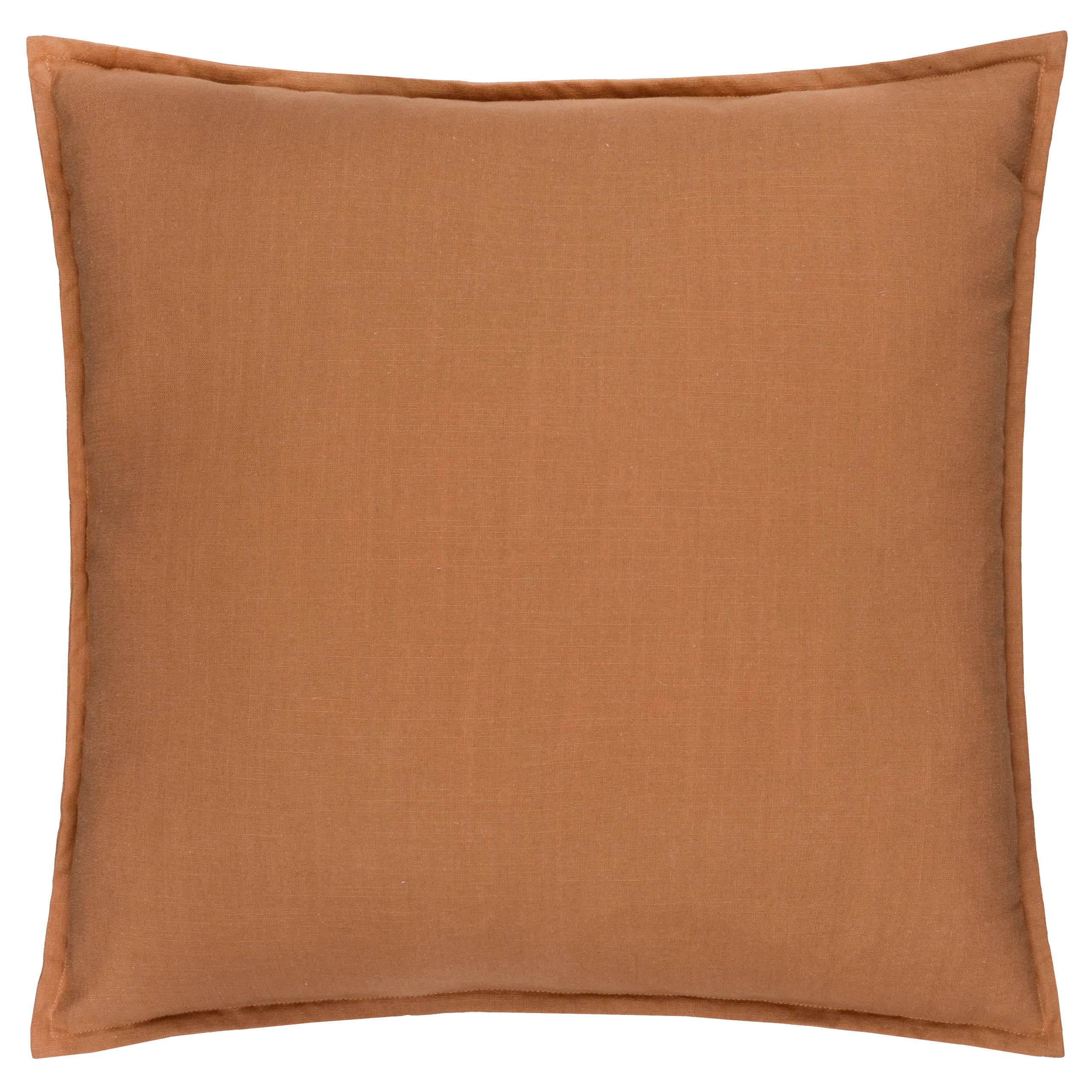 Coussin en coton flammé Toffee: Toffee / Polyester Filled / 50 x 50cm