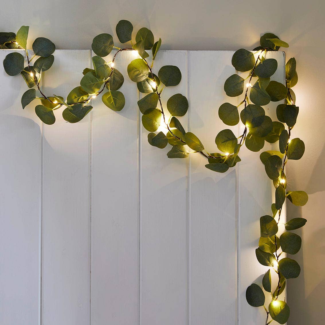 Guirlande lumineuse feuilles d'eucalyptus | 1,8 m