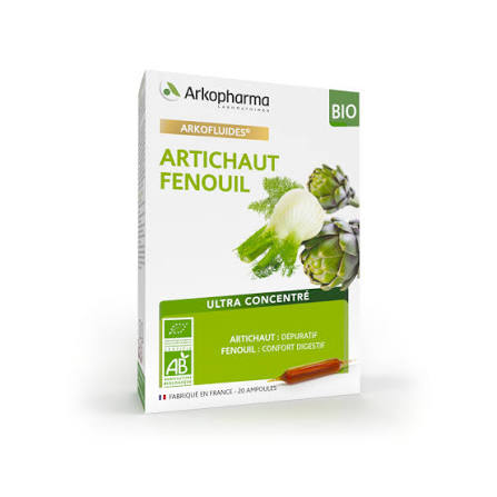 Arko Detoxifiant Digestion Artichaut Fenouil Bio 10 ML