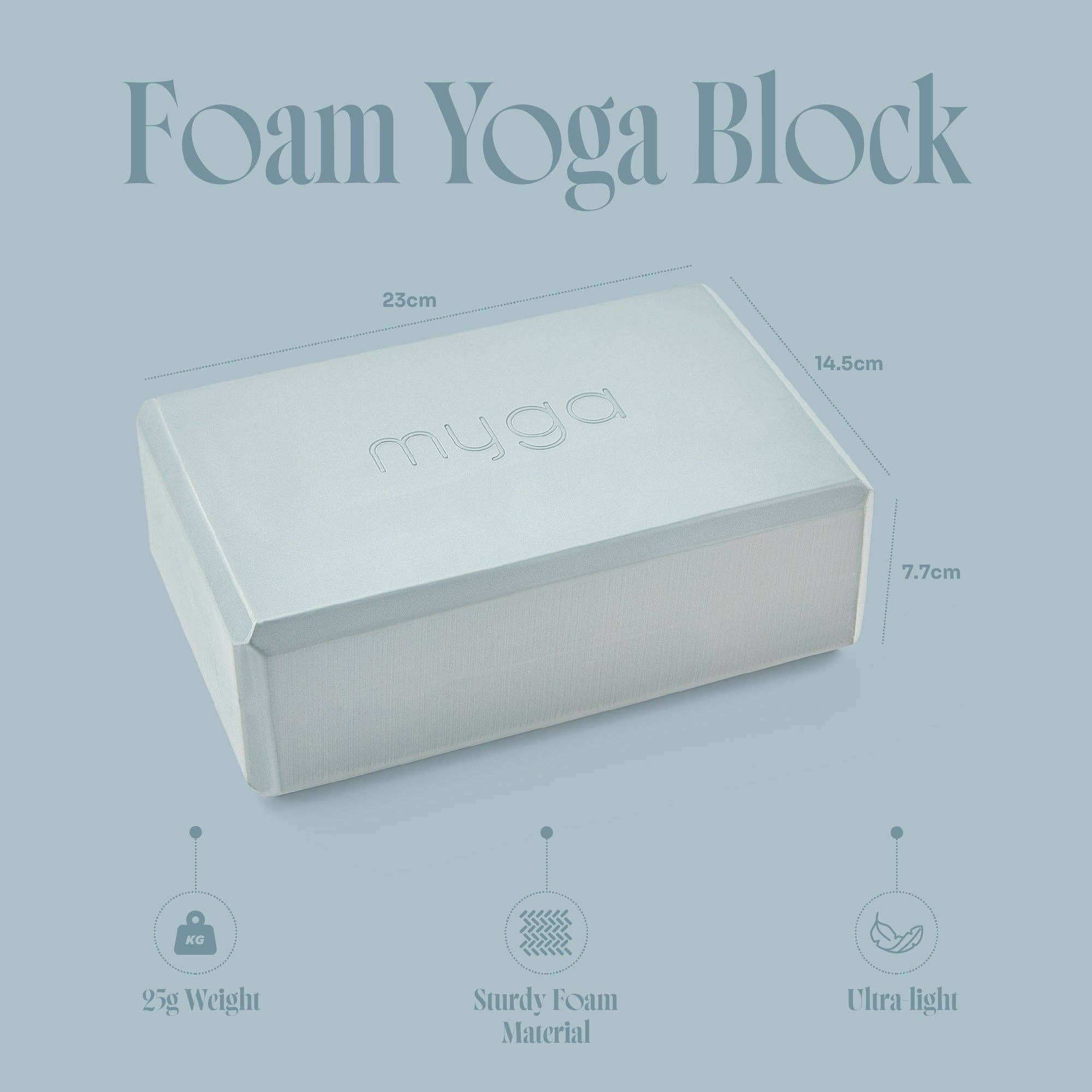 Bloc de yoga en mousse - 6 couleurs disponibles: Mousse