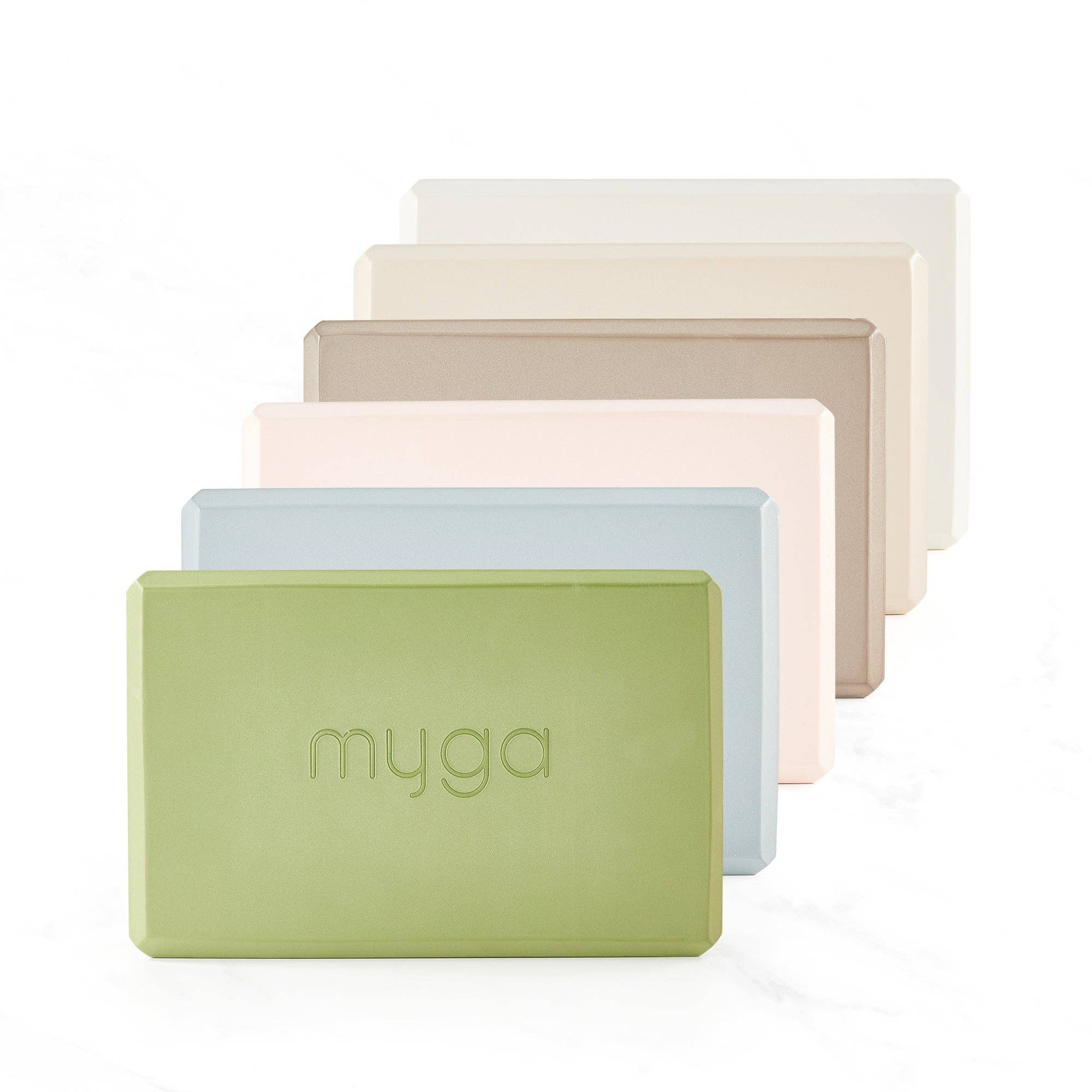 Bloc de yoga en mousse - 6 couleurs disponibles: Sable