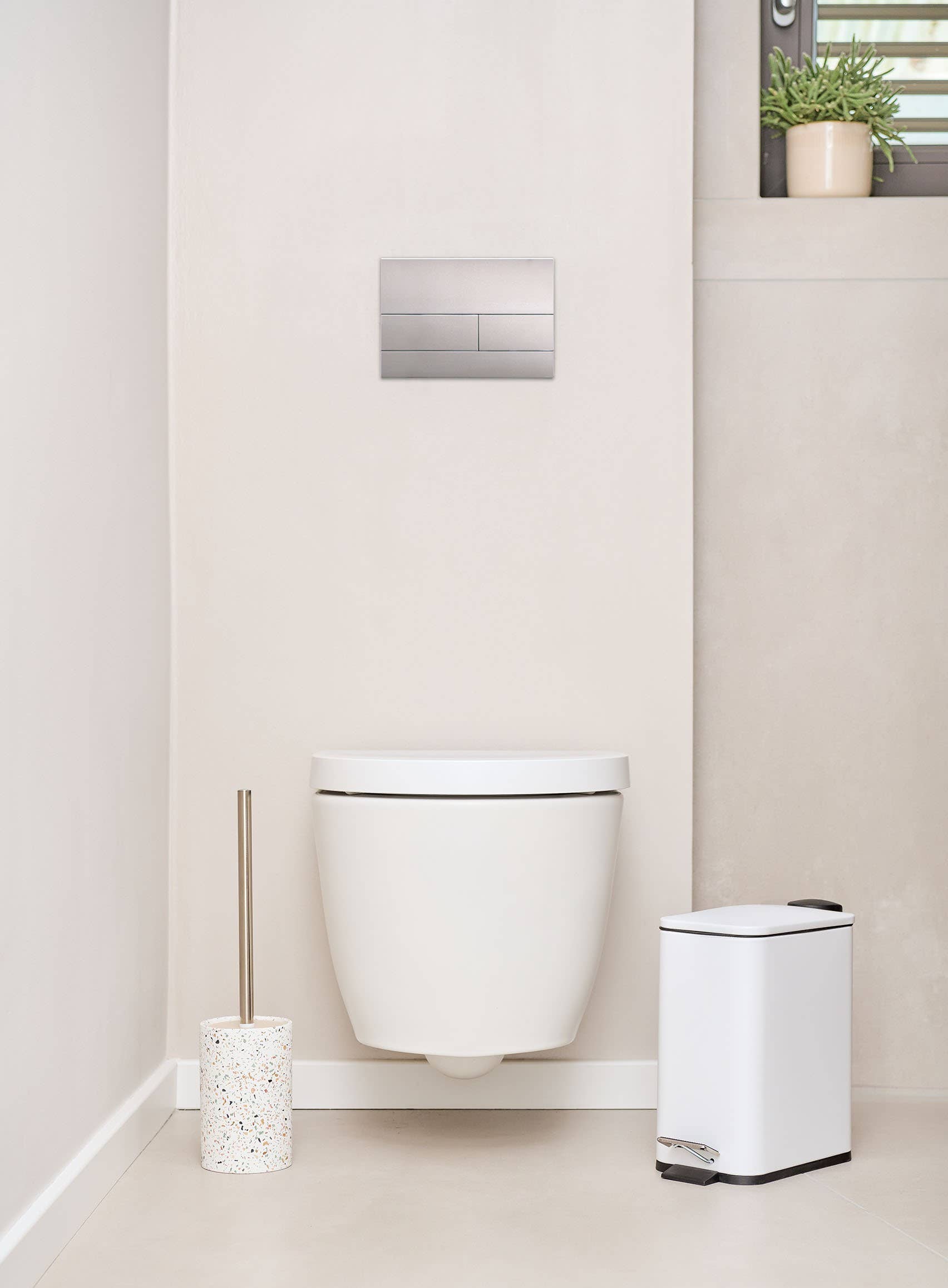Brosse de toilette "Terrazzo", ciment