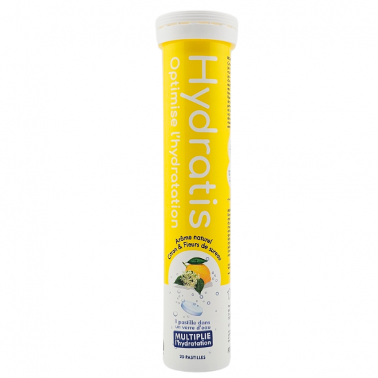 Hydratis Citron Fleur de Sureau 20 Pastilles