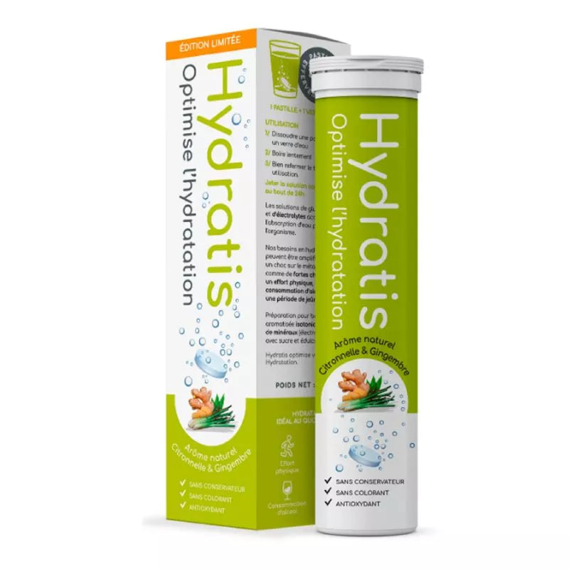 Hydratis Citronelle Gingembre 20 Pastilles