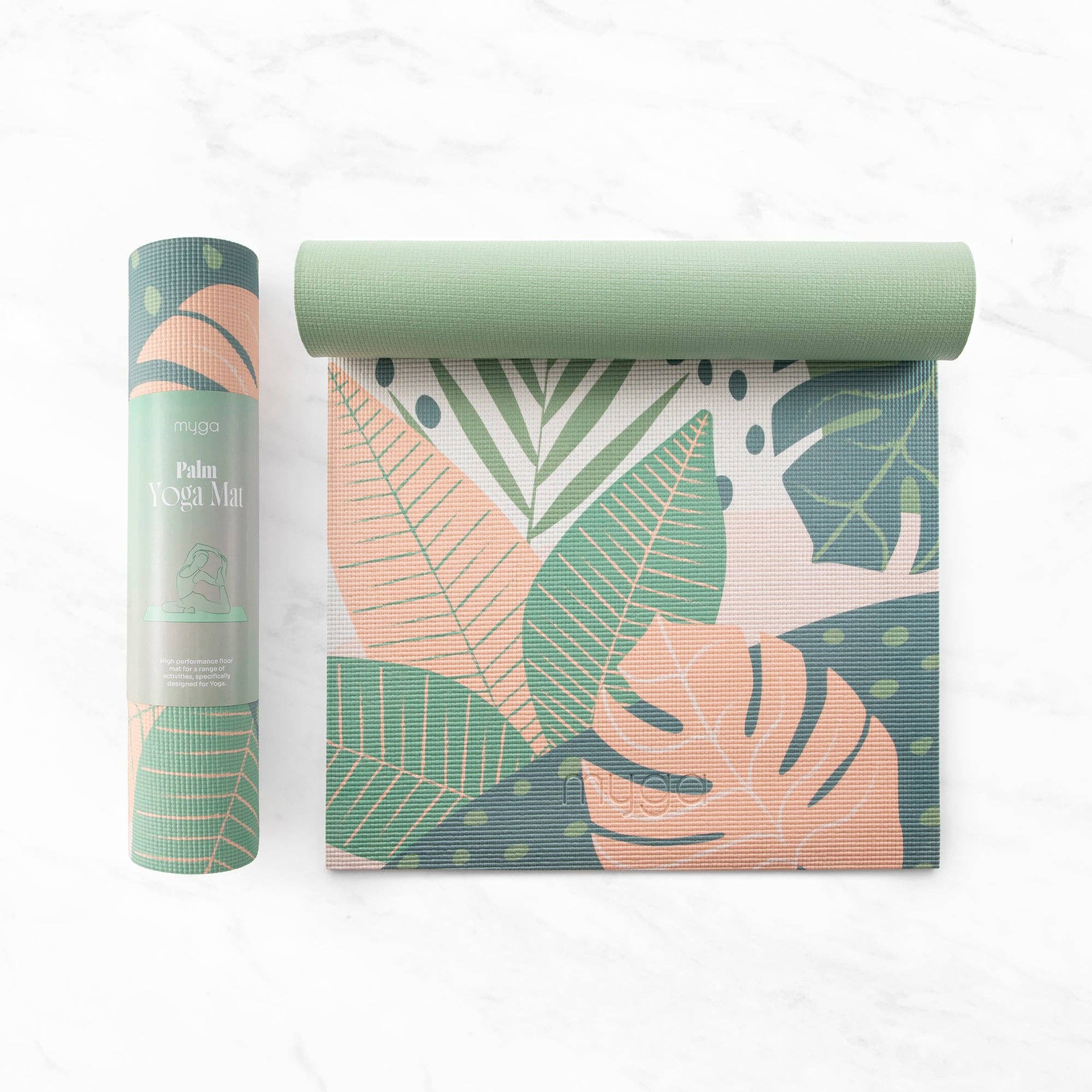 Tapis de yoga imprimés – disponibles en 8 designs magnifiques: Fleur