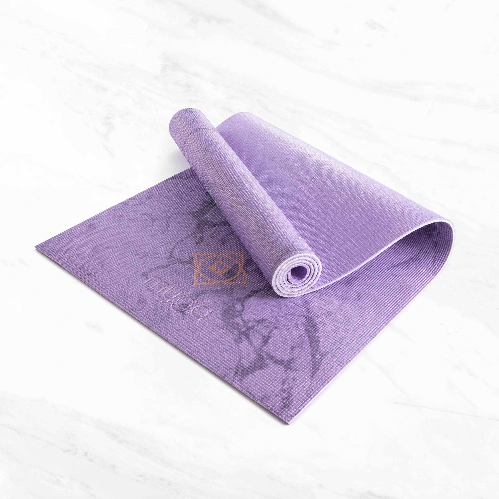 Tapis de yoga imprimés – disponibles en 8 designs magnifiques: Paume sauge