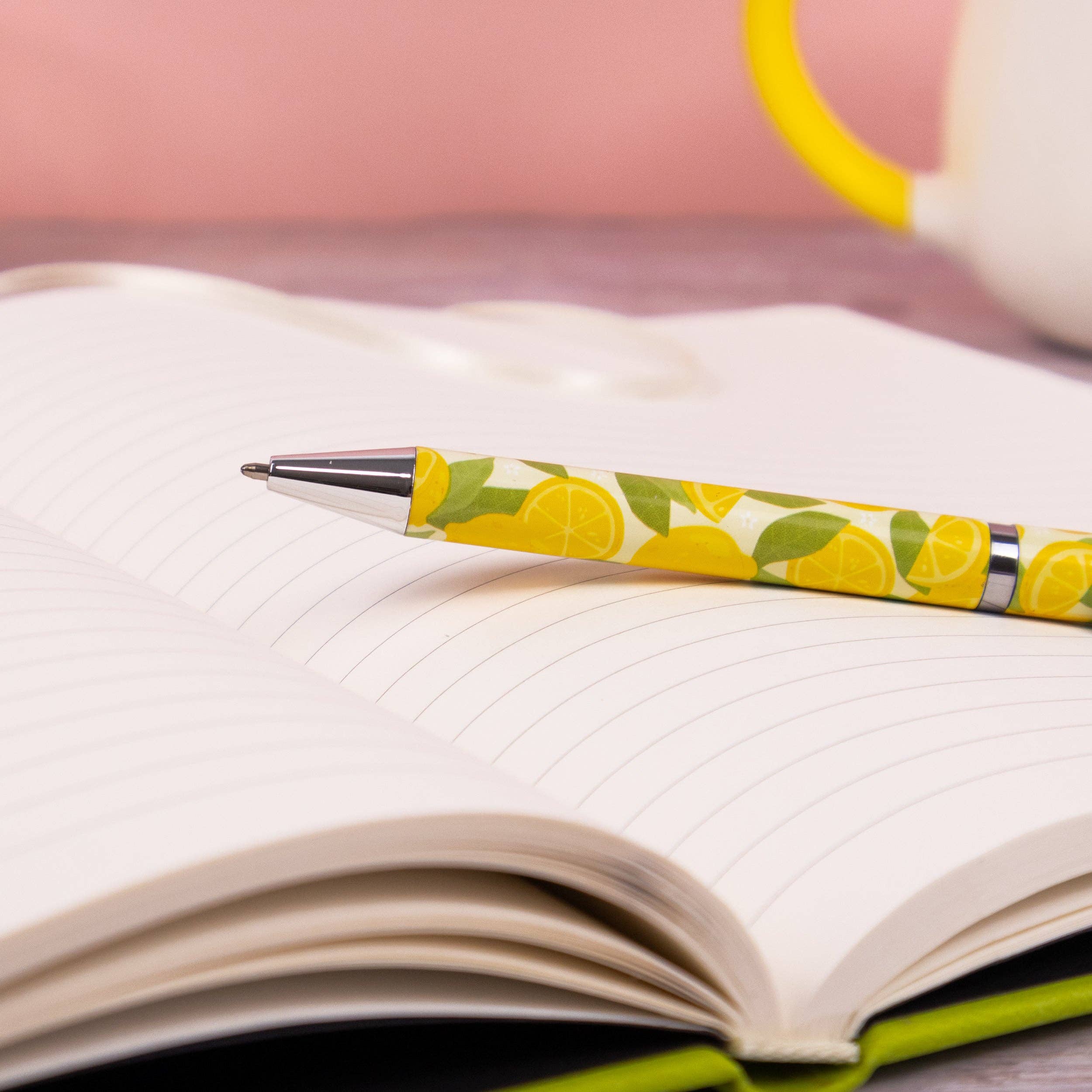 Stylo à bille Citron dans coffret cadeau