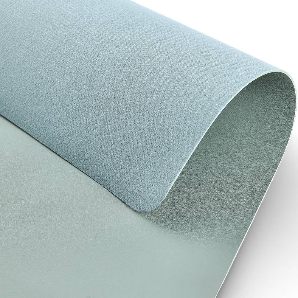 Sous-main, simili cuir, menthe: Menthe / Environ 40 x 70 cm