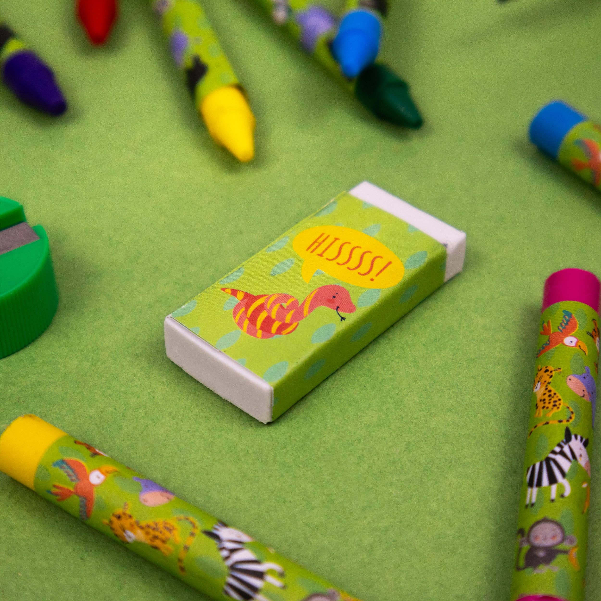 Ensemble d'art pour enfants de 42 pièces Animaux de la jungle