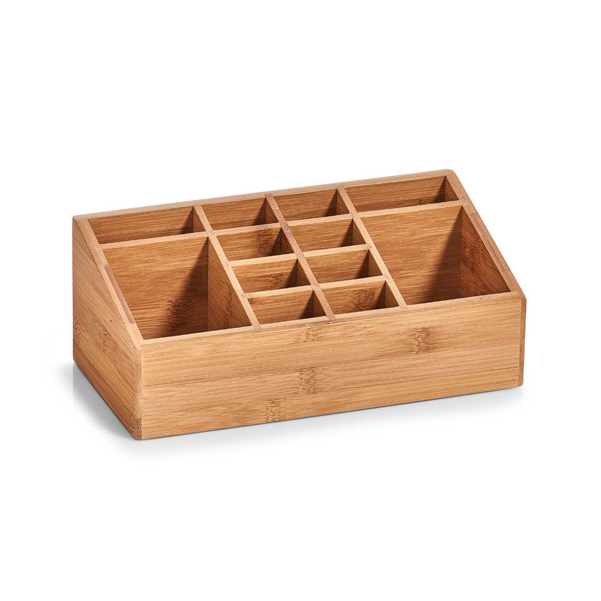 Organisateur M. 12 compartiments, bambou: Nature / Env. 25,5 x 13 x 10 cm