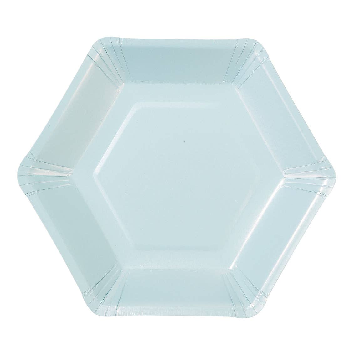 Petites assiettes à pastel hexagonales | Paquet de 12 |