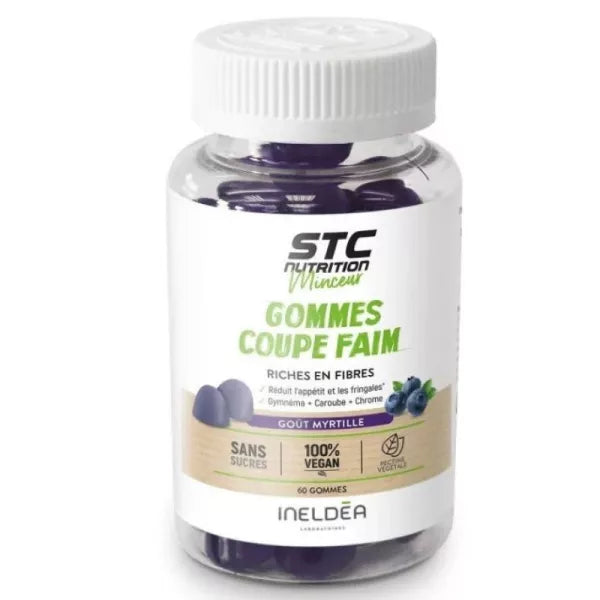 STC Gommes Coupe-Faim Myrtilles 60 Gommes