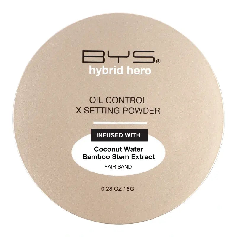 Poudre fixante matifiante anti-brillance BYS Hybrid Hero — teinte Sable Clair