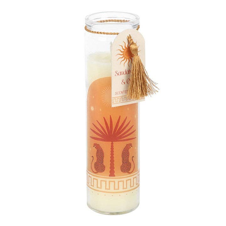 Bougie en tube Léopard Palm Santal & Oud