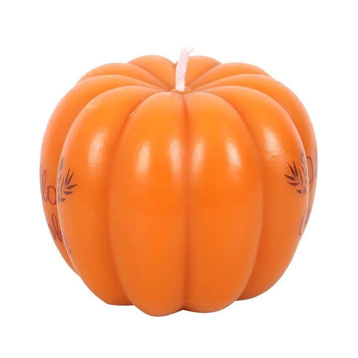 Bonjour Bougie en Forme de Citrouille