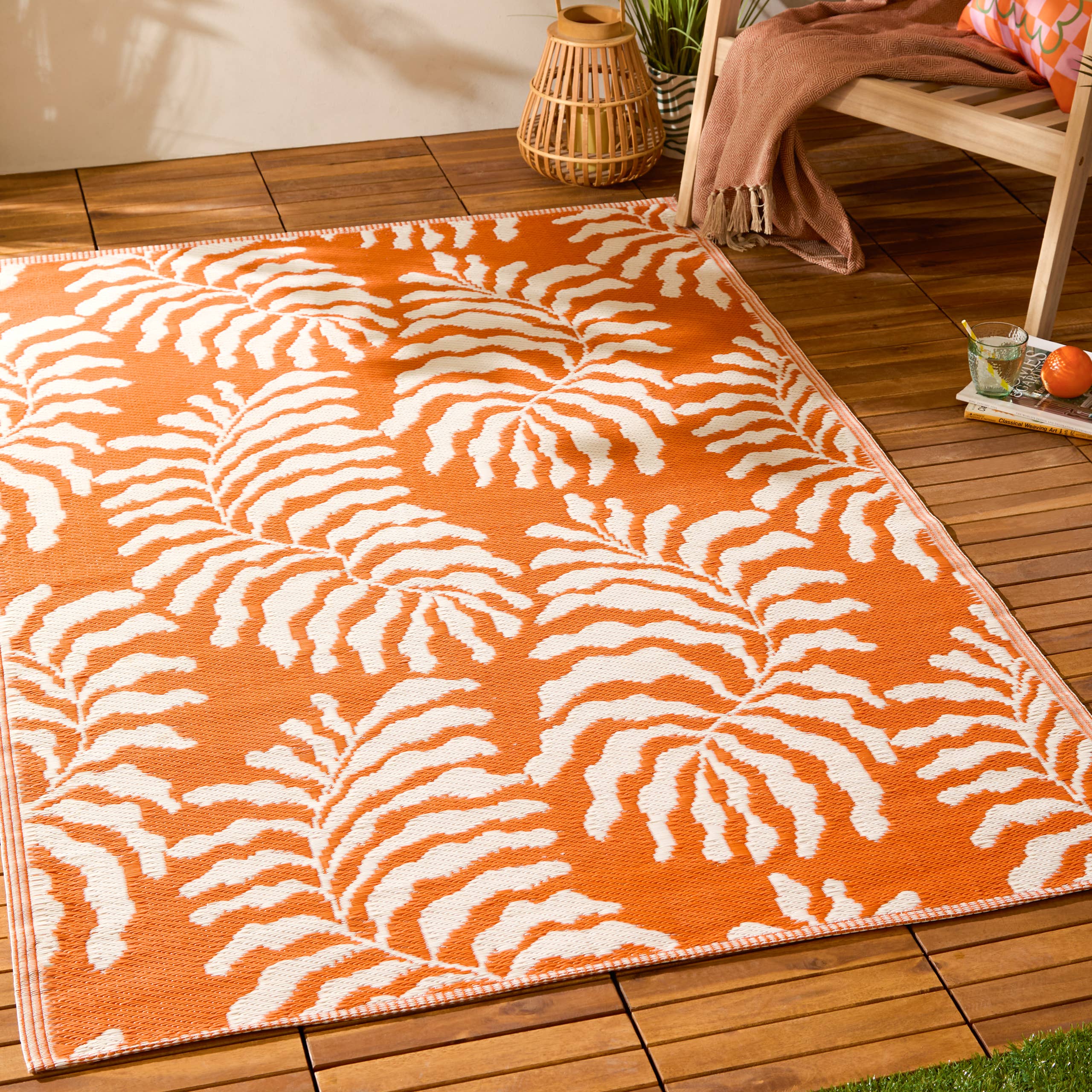 Tapis d'extérieur Tocorico 120x180cm Orange: Orange / 120 x 180cm