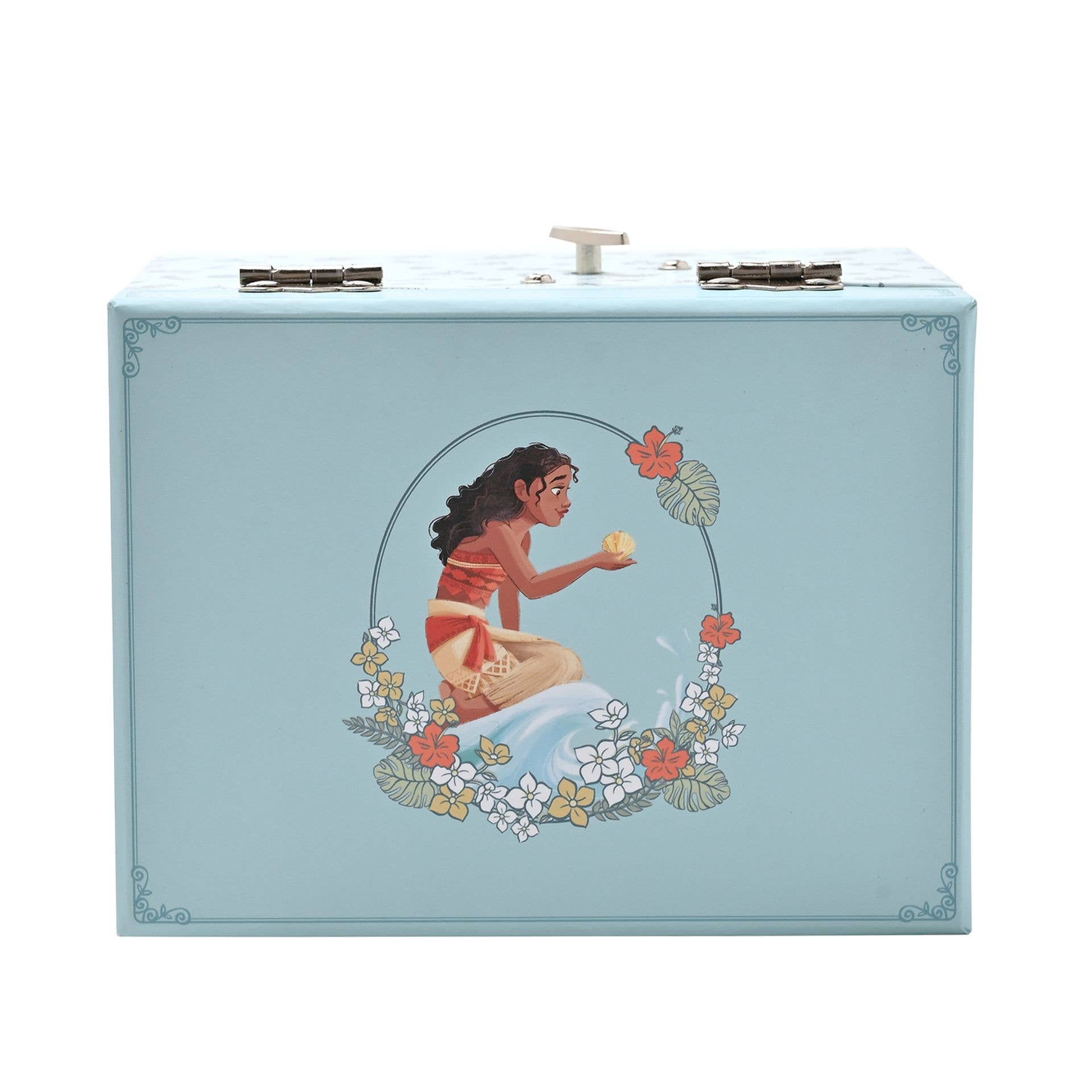Boîte à bijoux musicale princesse pastel Disney - Vaiana