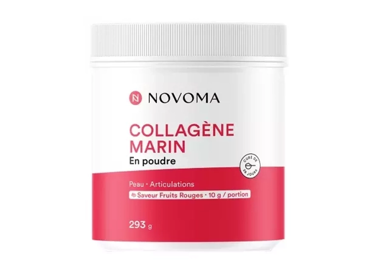 Novoma Collagène Marin Fruits Rouges Poudre 284 G