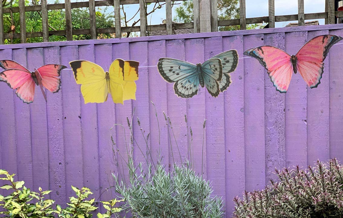 Guirlande de papillons - 2,5 m
