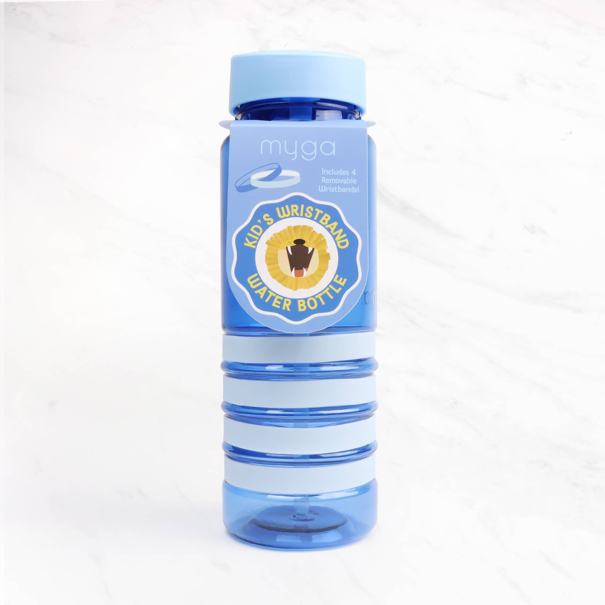 Bouteille d'eau Lion pour enfants avec bracelets positifs