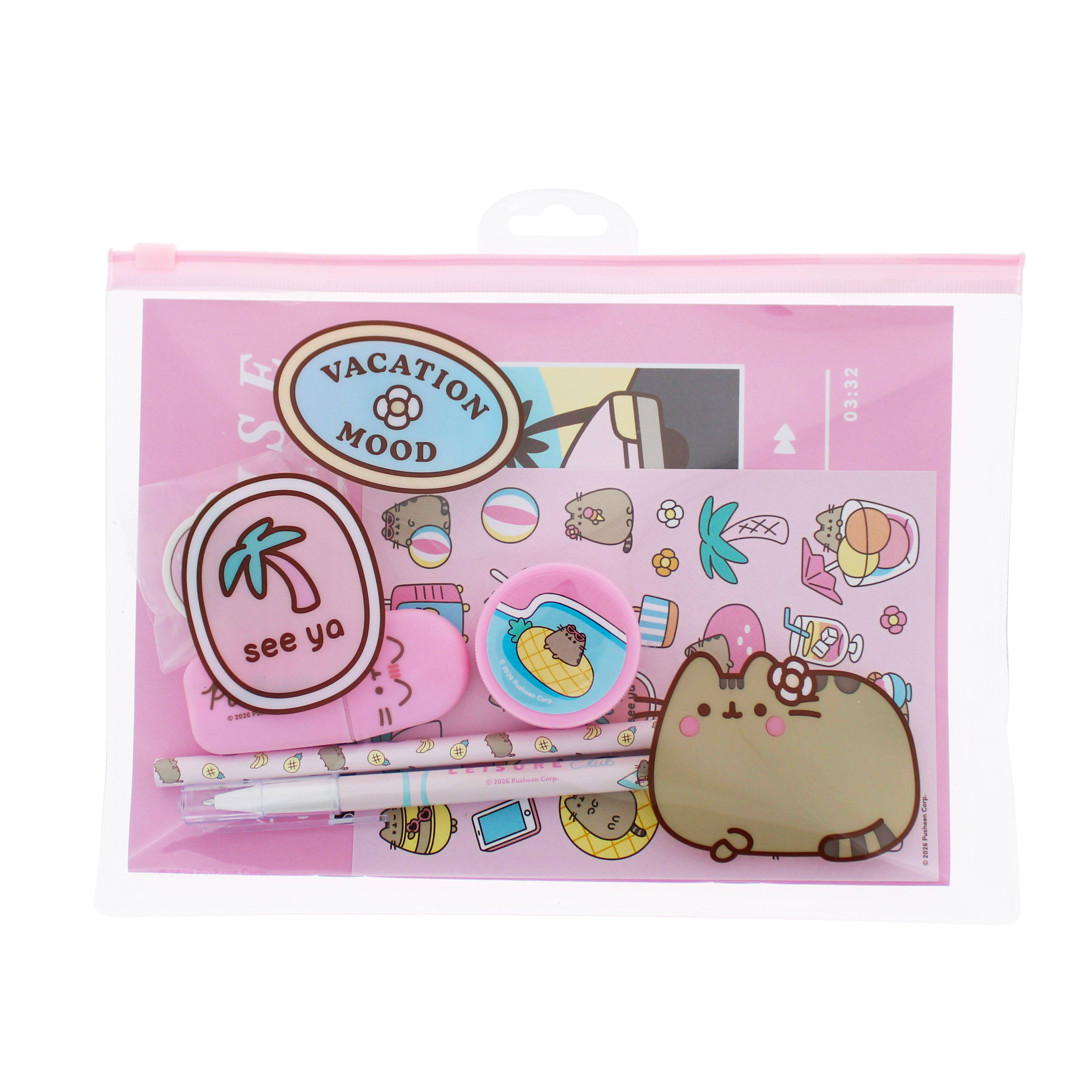 Pusheen - ensemble de papeterie de 8 pièces