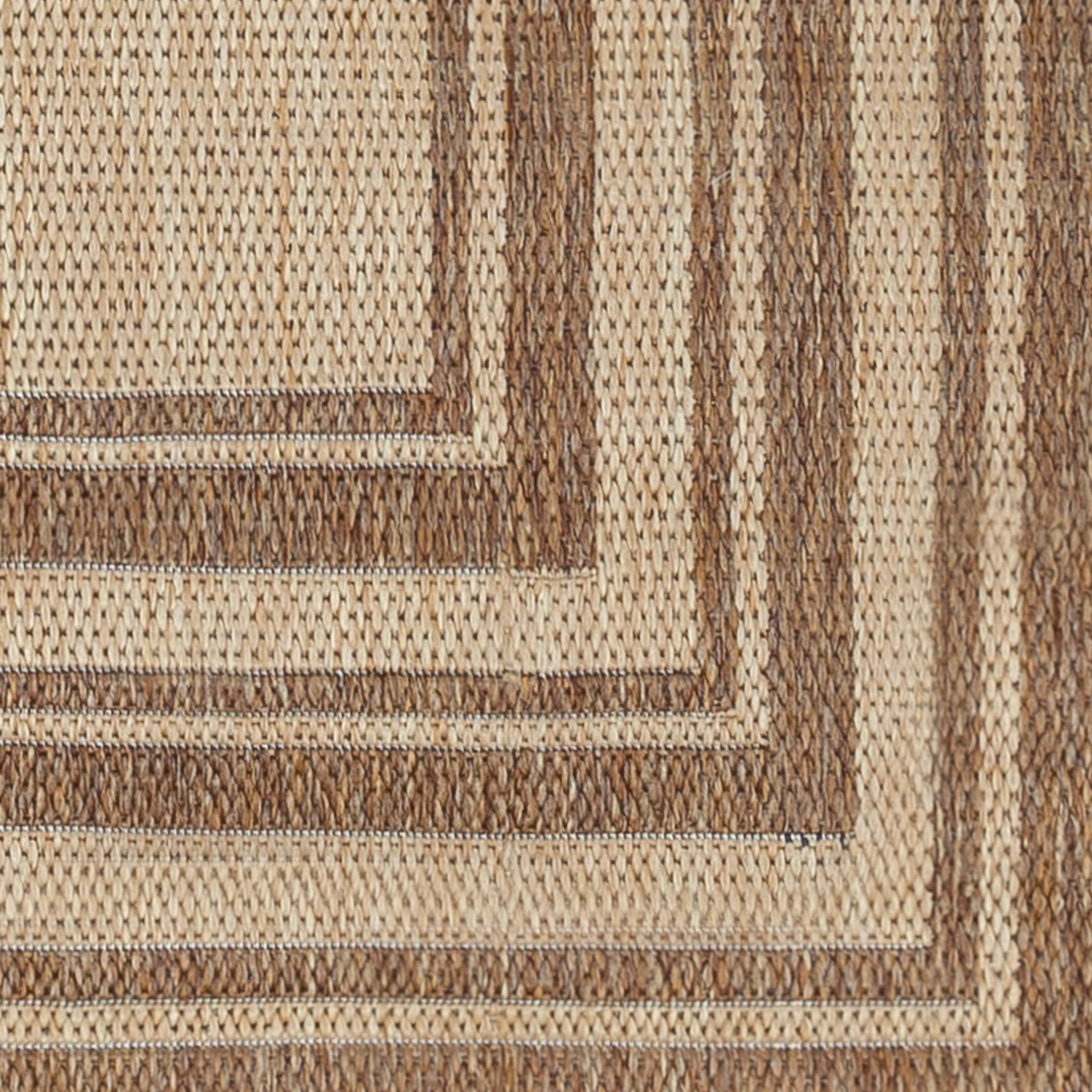 Tapis d'intérieur/extérieur effet jute Camber Naturel: Naturel / 120 x 170 cm