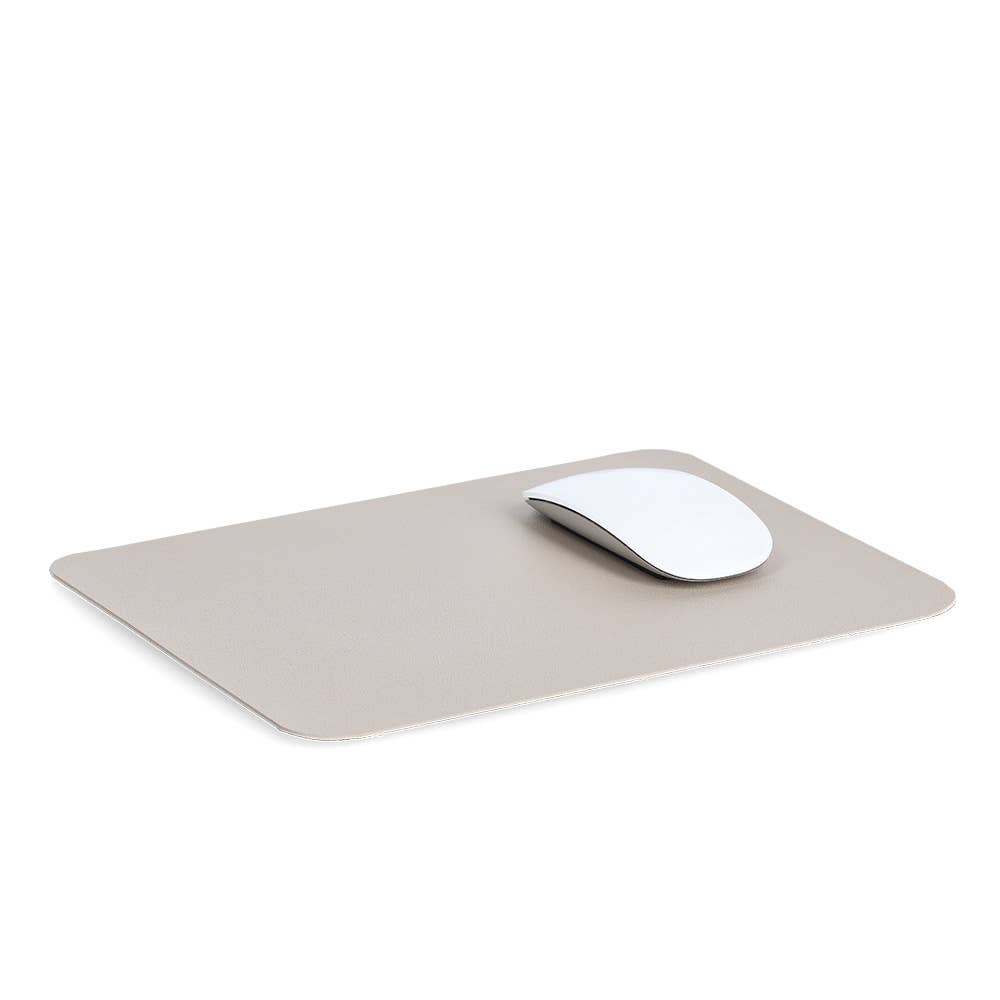 Tapis de souris, similicuir: Creme