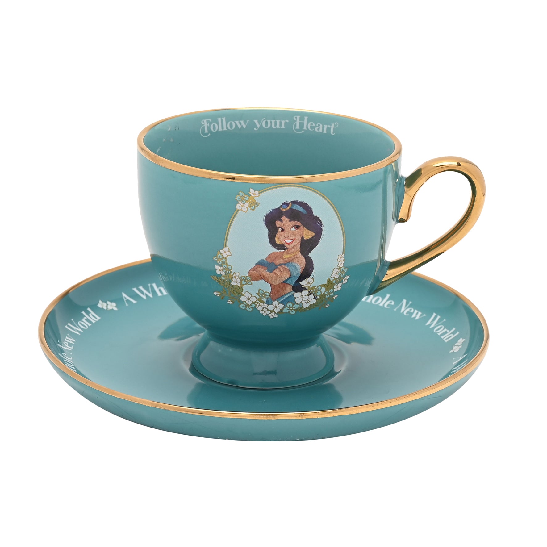 Coffret Jasmine - Tasse à café et sa coupelle