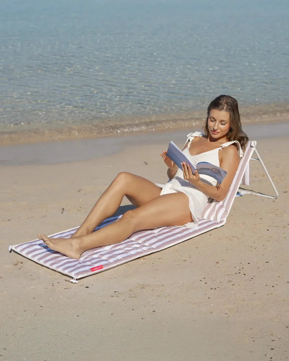 Tapis de plage pliable - Beige – vue 3