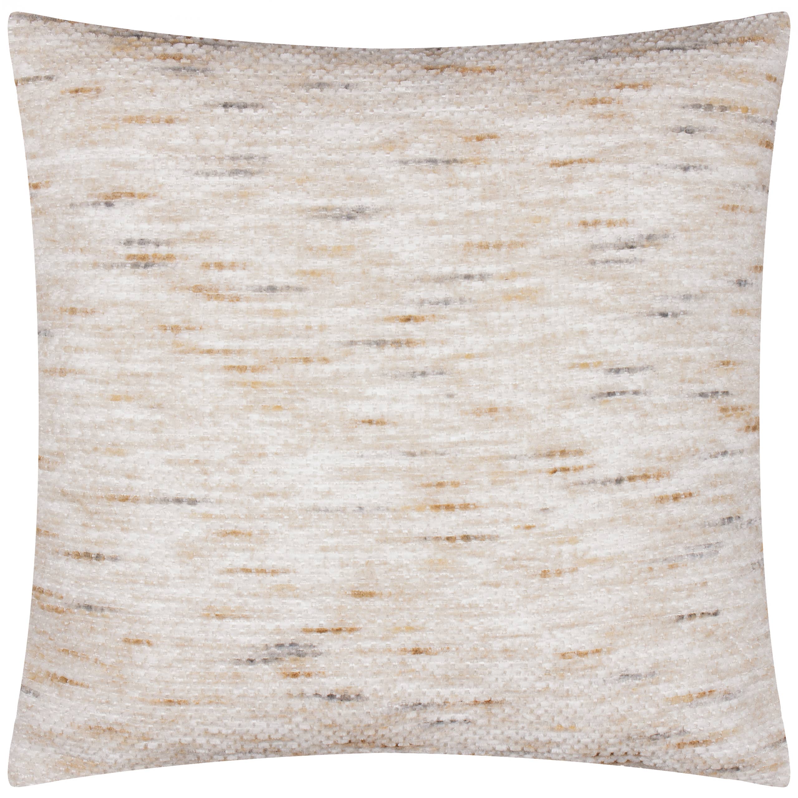 Coussin Chenille Malvern Naturel: Naturel / Garni en polyester / 45 x 45 cm