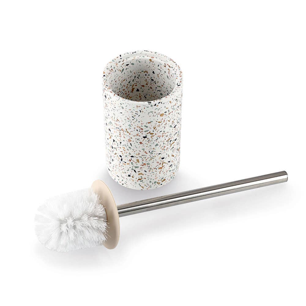 Brosse de toilette "Terrazzo", ciment